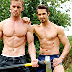 First pic of Hot Muscle Studs Fuck Outdoors
