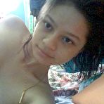 Third pic of Cute Indonesian teen selfshoot her shaved virgin pussy 