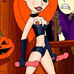 Fourth pic of Online Super Heroes || Sexy Kim Possible is fucking in halloween suits