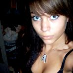 Third pic of Gorgeous blue-eyed brunette teen gf selfshoots