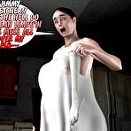 Second pic of Unexpected 3D sex attack: adult comics and anime xxx cartoons about fabulous cumshot and blowjob of fat chubby mature housewife