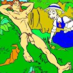 Fourth pic of Tarzan and Jane joungle sex - Free-Famous-Toons.com