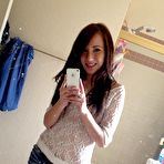 First pic of Cute and young self shot mirror girl friend.