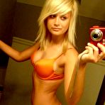 Second pic of Collection of amateur blondes self shooting in the mirror