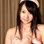 Third pic of Cute and beauty Japanese av idol Aichi Nozomi undresses her Christmas outfit