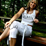 Third pic of Ann Angel - Ann Angel takes her tight pants off and then shows us her fantastic foxy ass