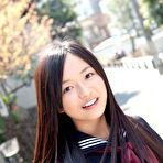 Second pic of Mayumi Yamanaka Asian takes a walk in her city after classes