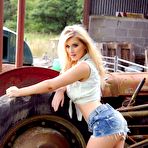 First pic of Jess Davies In Jean Shorts