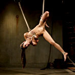 Second pic of SexPreviews - Lyla Storm stripped naked totally immobilized and helpless in rope bondage