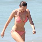 Third pic of Demi Harman in bikini on a beach in Sydney