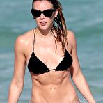 Third pic of Katie Cassidy sexy in bikini on a beach