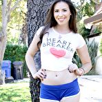 First pic of Casey Calvert gets her ass banged outside by the pool (BangBros - 16 Pictures)
