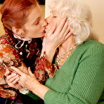 Fourth pic of Naughty old and young lesbians having fun