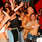 First pic of PARTY HARDCORE :: Pretty housewives give awesome blowjob on the party