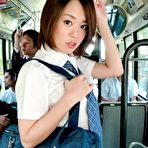 First pic of Yuna Satsuki Asian has firm cans touched and sucks dicks in bus
