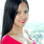 First pic of Slender sexy Filipina with fake tits strips nude by window | Trike Patrol Photo Galleries