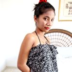 First pic of Pinay with big brown nipples poses for pussy hounds camera
