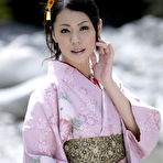 Third pic of Sexy and beauty Japanese av idol Nana Aida shows her off body undressing a kimono