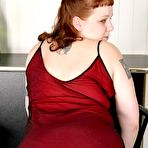 Second pic of Chubby Loving - Fat Teen In Stockings Teasing