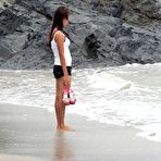 First pic of Dark-skinned Filipina beauty picked up on a beach and fucked on cam