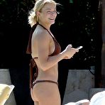 Third pic of Leann Rimes sexy in bikini poolside