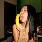 Fourth pic of Drunk Asian Teen With Banana Penis