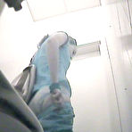 Fourth pic of Sporty chick with hot ass takes a leak on spy cam