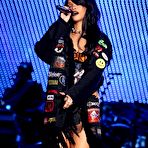 Fourth pic of Rihanna performing at the Rose Bowl in Pasadena