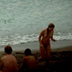 Fourth pic of Fired up nudists fool around and sunbath on a beach