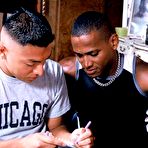 First pic of Black guy and his horny Asian lover bare it all in the living room to enjoy interracial anal sex