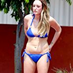 Second pic of Charlotte Crosby shows cleavage in blue bikini