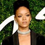 Third pic of Rihanna legs and slight cleavage at British Fashion Awards