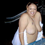 Fourth pic of Sxellent is a big mature light skinned black women who loves to be outdoors. At night she likes to go to the local playground in just her sexy white lingerie that does not cover her huge black ass & tits