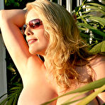 Fourth pic of Maggie Green Big Boob Blonde Dazzles in Sunglasses