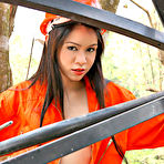 First pic of Fabulous Asia Teen Strips Off Her Orange Construction Uniform