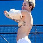 Third pic of Miley Cyrus caught topless in Sydney