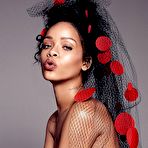 Fourth pic of Rihanna naked but covered mag scans