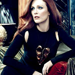Fourth pic of Julianne Moore non nude posing scans from magazines