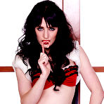 First pic of Samantha Bentley Sweet Saucy Brunette Naughty with Candy Cane