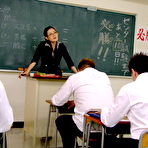First pic of Sexy Japanese Yui Komine gives heads in class | Japan HDV