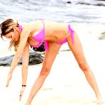Second pic of Chloe Sims in pink bikini on the beach