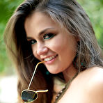 Fourth pic of Allie Haze Natural Brunette Bares Perky Breasts Outdoors