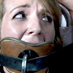 Fourth pic of SexPreviews - Alisha Adams is bound in straps and chains her wet holes toy fucked