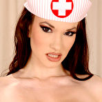 Fourth pic of Anna Song Big Boob Nurse Oils Up Massive Rack