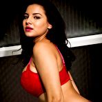 Second pic of Lacey Banghard In Red Lingerie