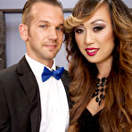 First pic of SexPreviews - Venus Lux asian ts in stockings ass fucking straight guy with tattoos