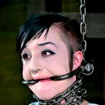 Second pic of SexPreviews - Cadence Cross is dungeon bound in metal and made to scream