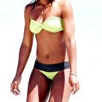 Fourth pic of Kelly Rowland caught in bikini on the beach in Miami