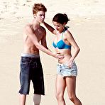 Second pic of Selena Gomez exy in blue bikini on the beach in Mexico