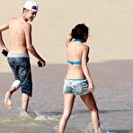 Fourth pic of Selena Gomez exy in blue bikini on the beach in Mexico